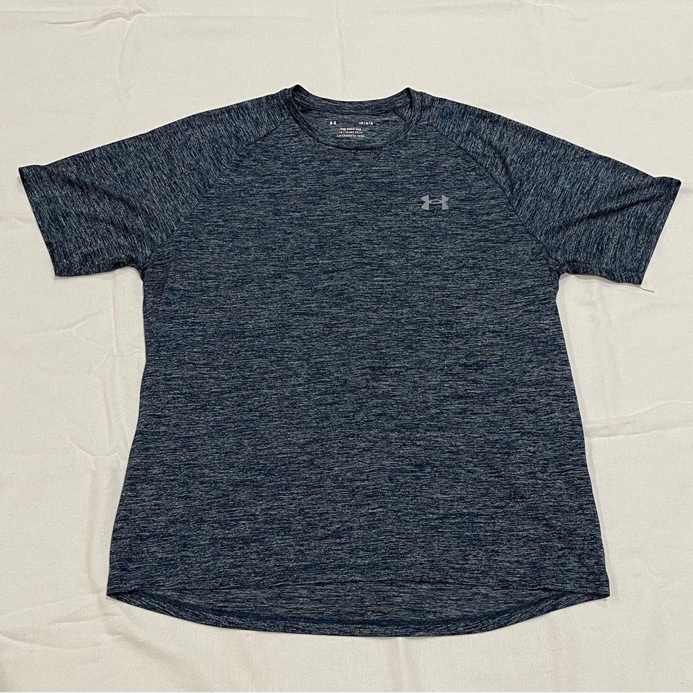 Large, Blue Dri-Fit U set Armour shirt
